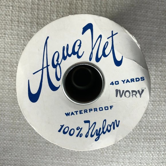 Ivory Net Ribbon 40 yds. Nylon Netting Roll Vintage (NEW) - Picture 2 of 5